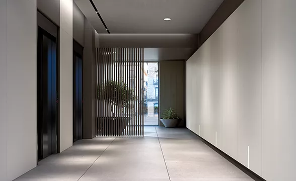 Pieza arquitectónica integrada